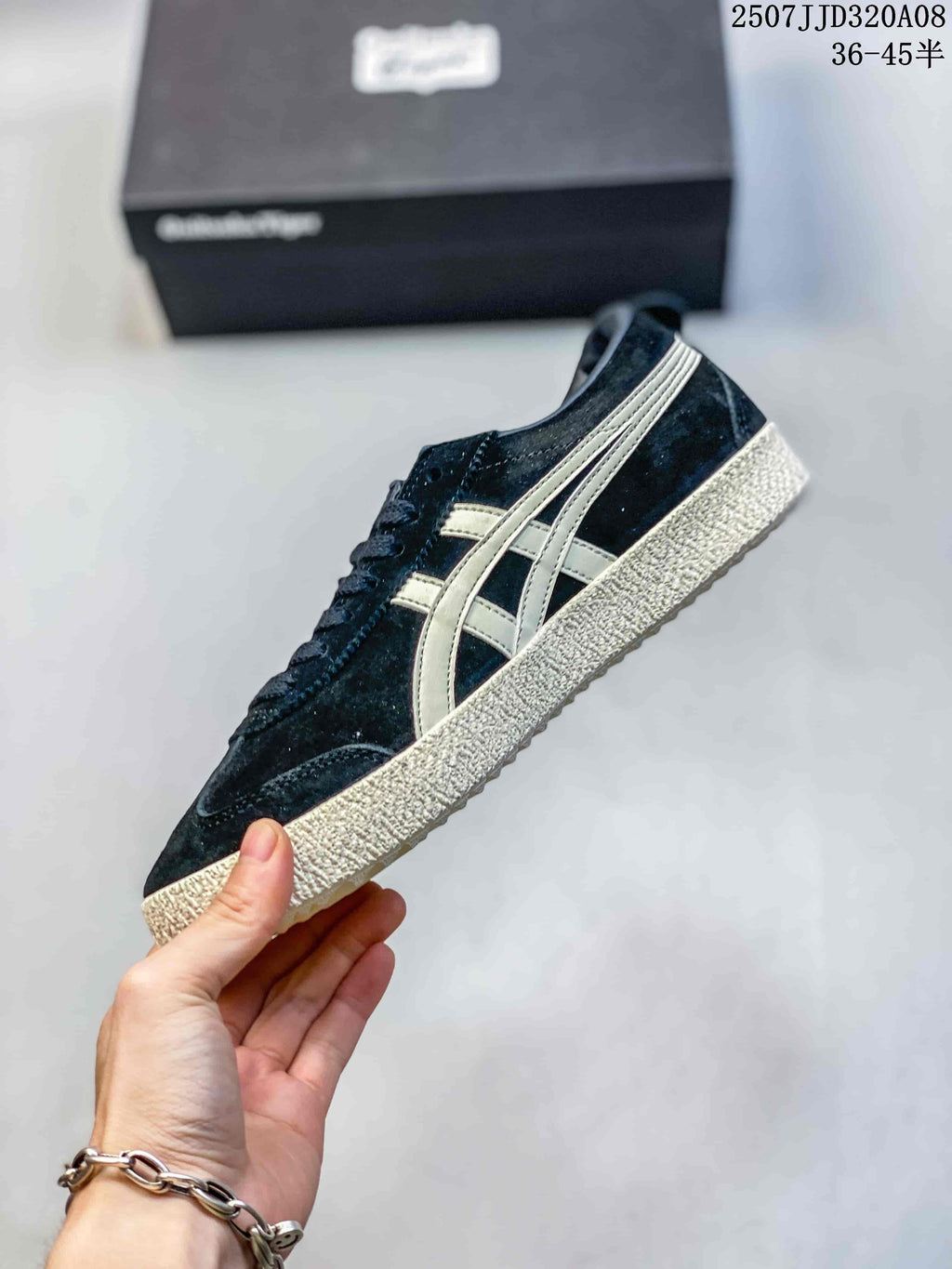 ASICS JAPAN S Black Cream Retro Sneakers 2507JJD320A08