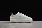 Louis Vuitton Time Out Low Top Platform Sneaker, White Multicolor