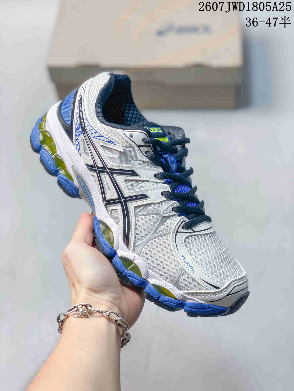 ASICS GEL-NIMBUS 16 Running Shoes White Blue