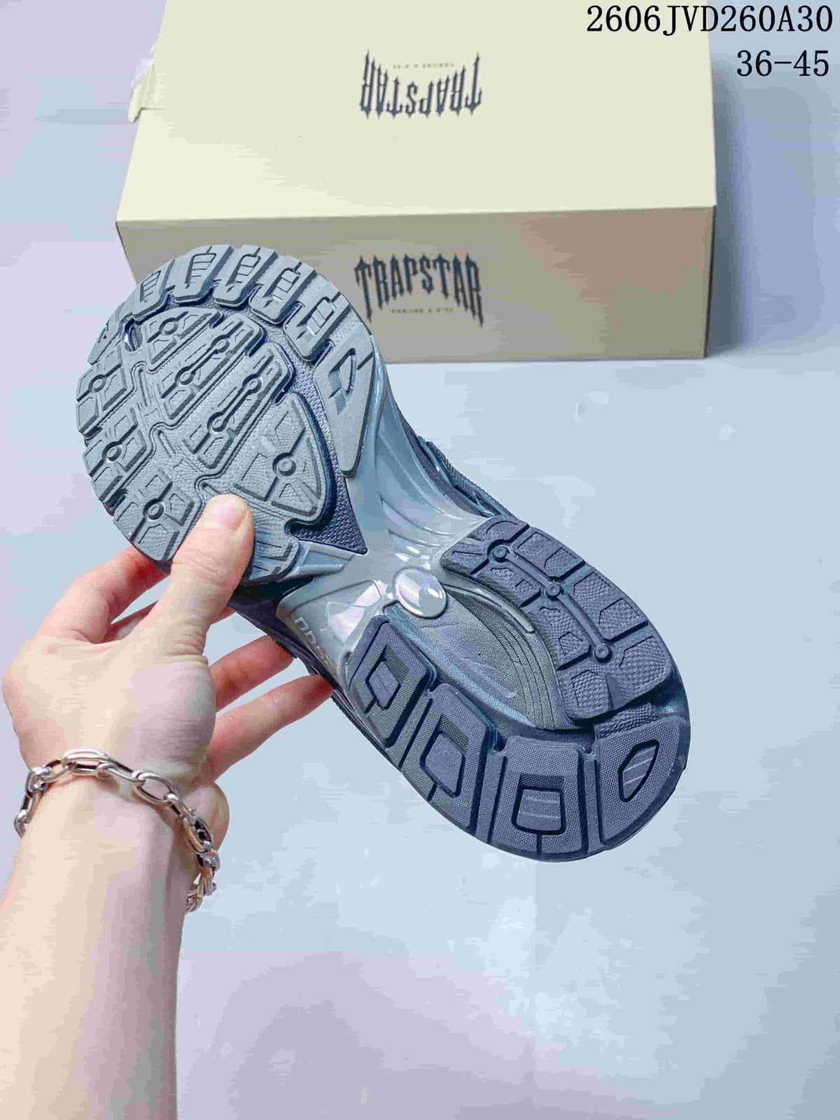 Trispeed 3000 Trainer Chunky Retro Running Sneakers, Gray