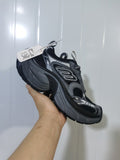 Skechers 0125 Black and Grey Mesh Sneakers
