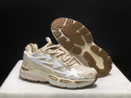 OFF-WHITE Be Right Back Cream Lace-Up Sneakers