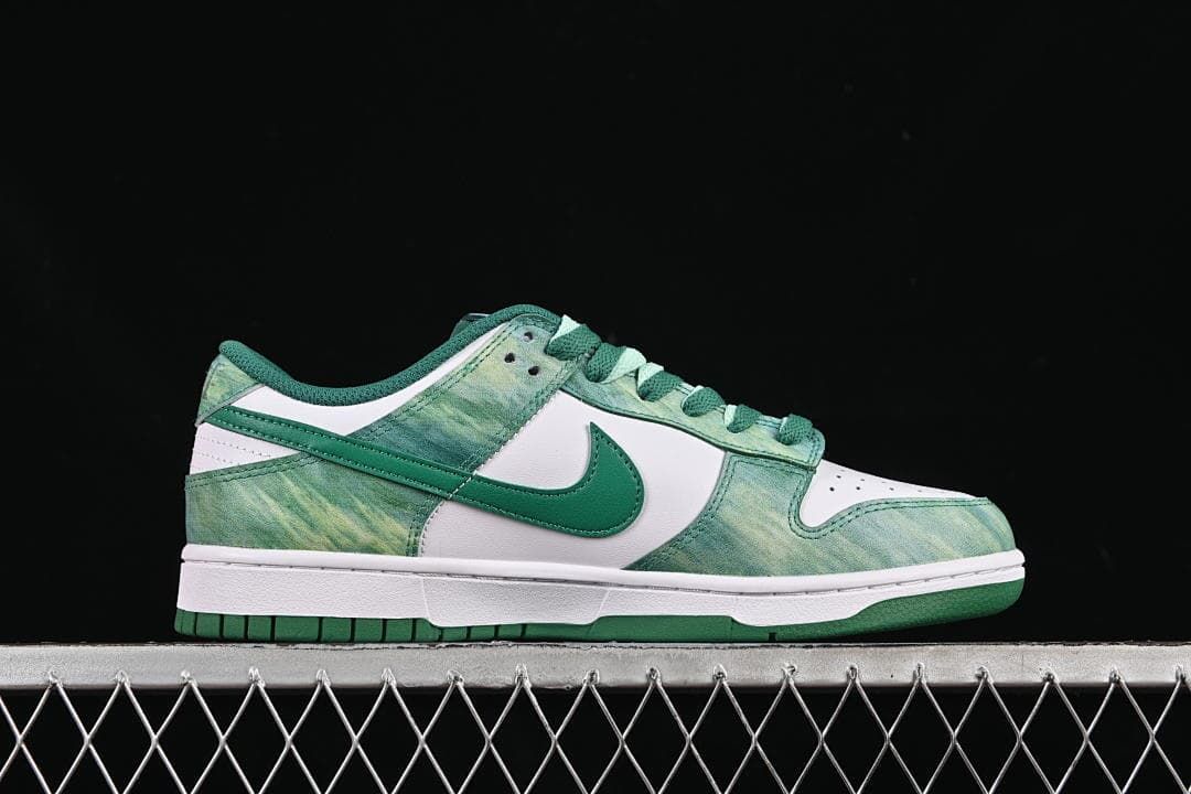 Nike SB Dunk Low HF5441-101 Green Graphic Sneakers