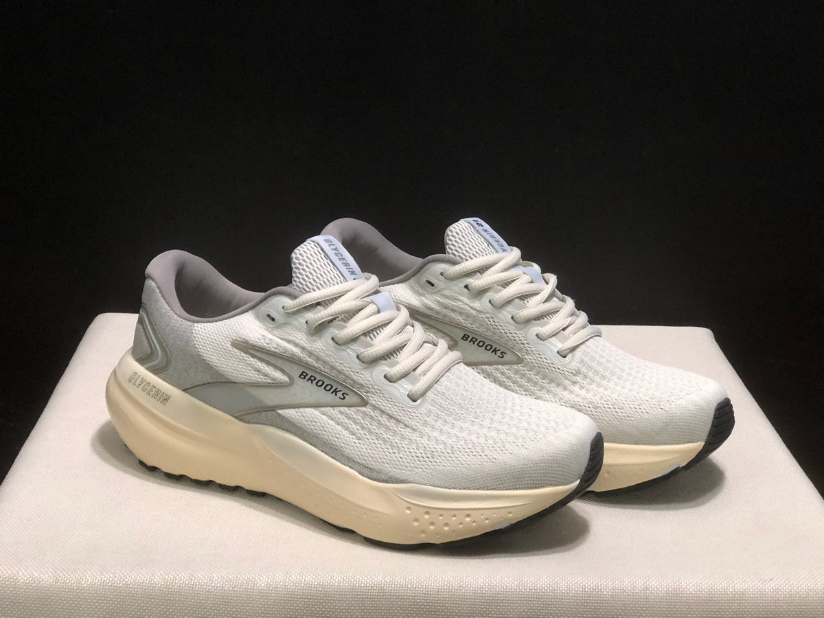 Brooks Glycerin 21 Men's White Running Sneakers