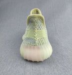 Yeezy 350 V2 Knit Sneakers in Pale Yellow and Gray