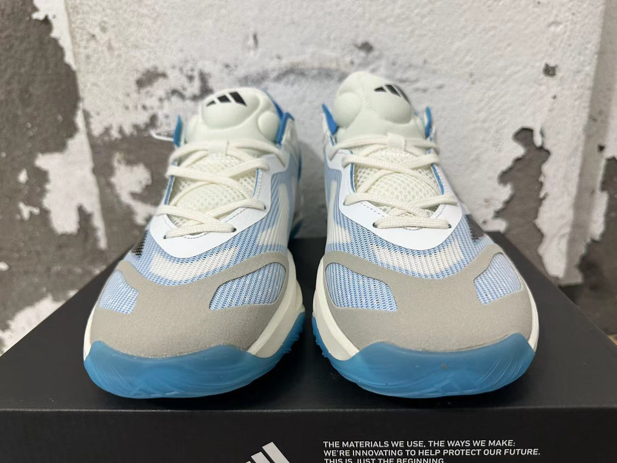 Adidas Adizero White and Blue Sneakers