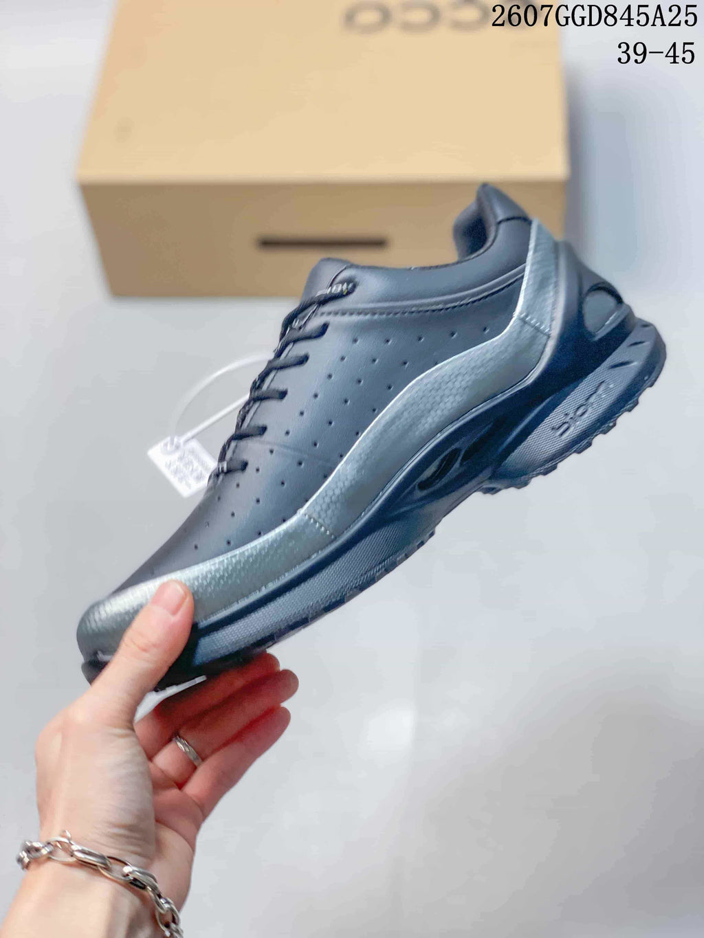 ECCO Biom Energi Leather Sneakers Black 722250OYY