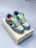 Nike Dunk Low Pro SB Grey and Lime Skate Shoes