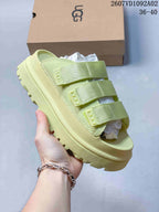 UGG Triple-Strap Platform Slide Sandals