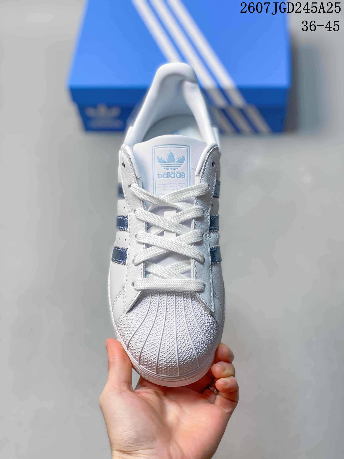 adidas Superstar Sneakers White Blue 712250EEU