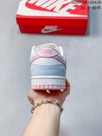 Nike SB Dunk Low Sneakers White Blue Pink IB3484-001
