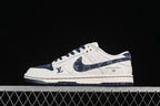 Nike SB Dunk Low Blue Denim Monogram Sneakers SC9772-802