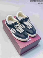 Gucci G75 Low-Top Sneakers in Blue with Double G Detail