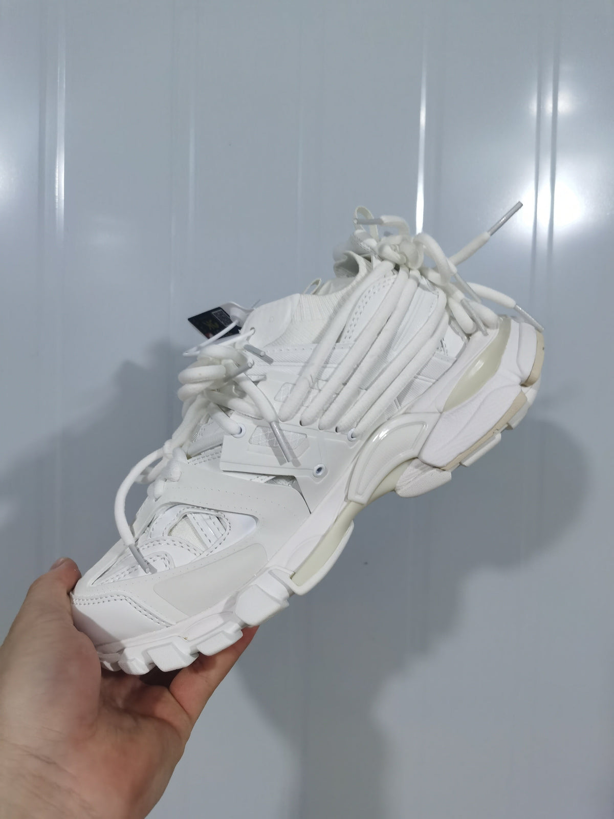 Balenciaga Track Lace Sneakers White