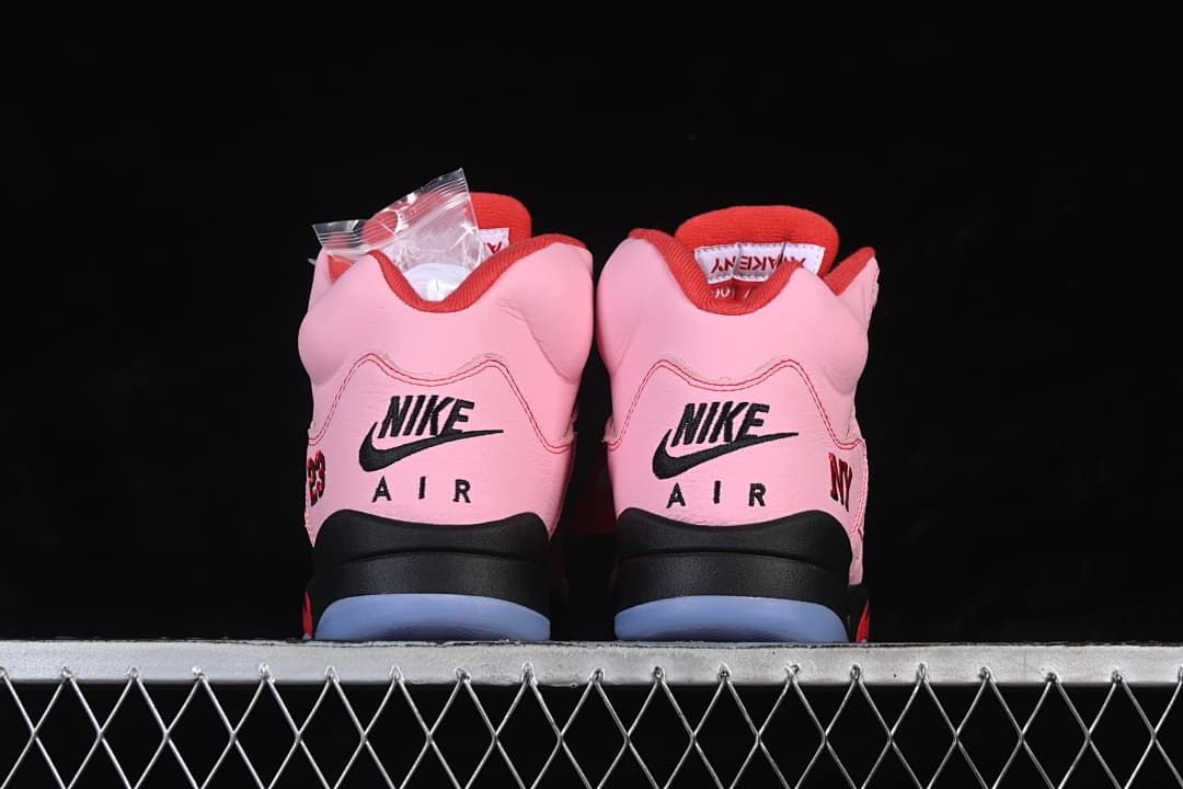 Awake NY x Air Jordan 5 Pink High-Top Sneakers