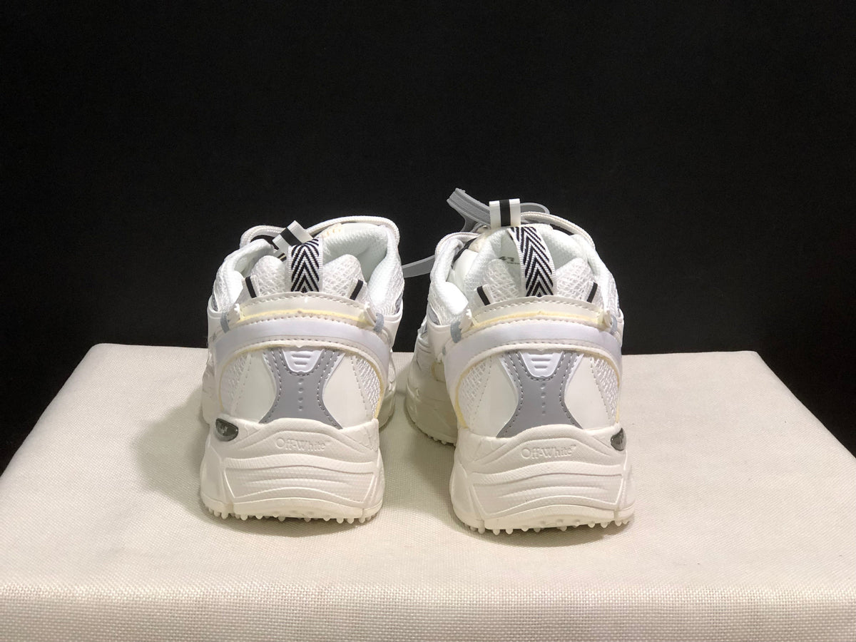 Off-White Be Right Back White Lace-Up Sneakers