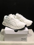 Off-White White Leather Low-Top Casual Sneakers