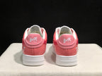 BAPE Sta Low-Top Sneakers Pink and White
