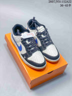 Nike Dunk Low Retro White Blue Black Gum Sneakers 2607JVD1152A22