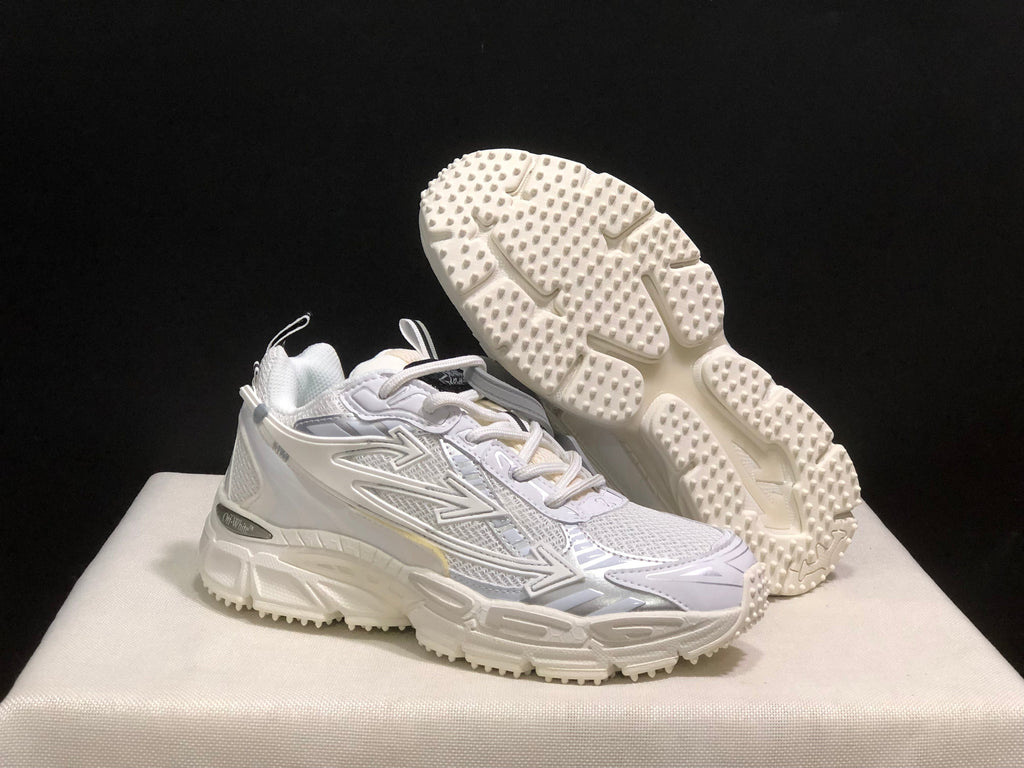 Off-White Be Right Back White Lace-Up Sneakers