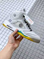 Air Jordan 5 x Off-White Sneakers Grey CT8480-105