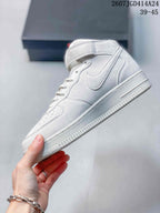Nike Air Force 1 '07 Mid White Strap Sneakers