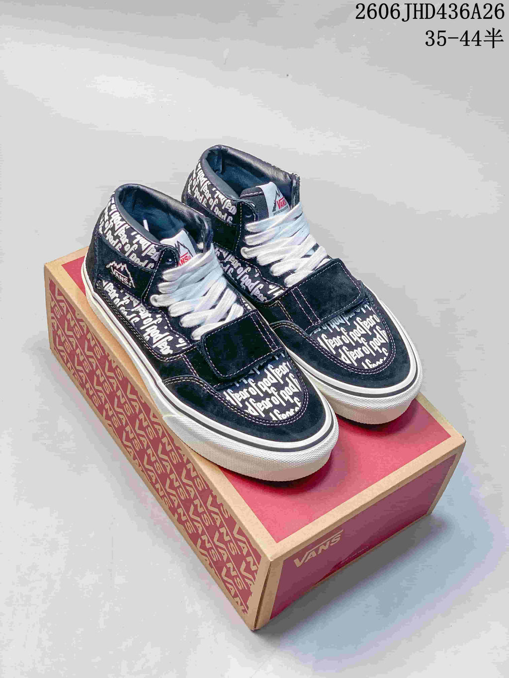 Fear of God x Vans Era 95 Reissue Sneakers, Black and White