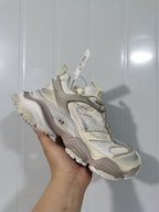 Skechers 9191 Sneakers Eggshell Suede Mesh