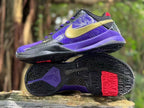 Nike Kobe 5 Basketball Shoes in Purple, Black and Gold