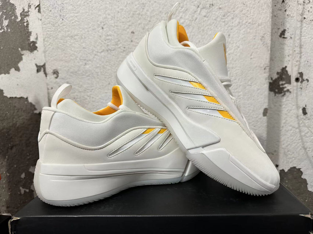 Adidas Dame 9 Basketball Shoes White Yellow