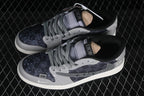 Nike Air Jordan 1 Low OG SP Travis Scott Fragment Gray Sneakers