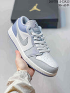 Jordan Air Jordan 1 Low Sneakers Light Grey White 2607NY1163A23