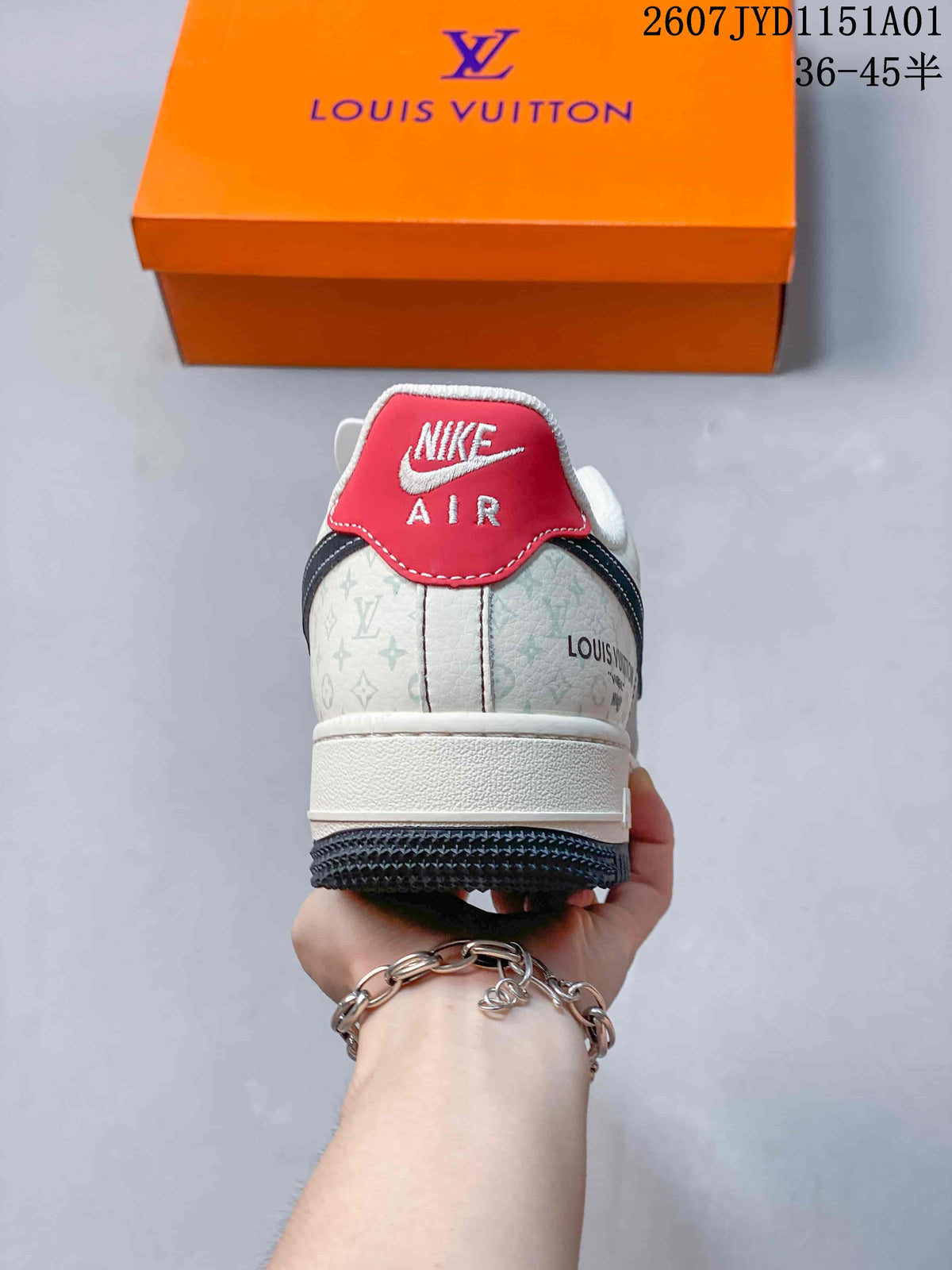 Nike Air Force 1 ’07 Low LV-Style Monogram Sneakers