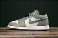 Nike Dunk Low Sneakers in Sage Green and White