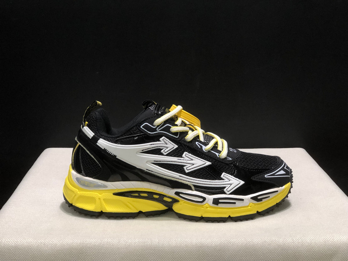 Off-White Be Right Back Sneakers Black Yellow