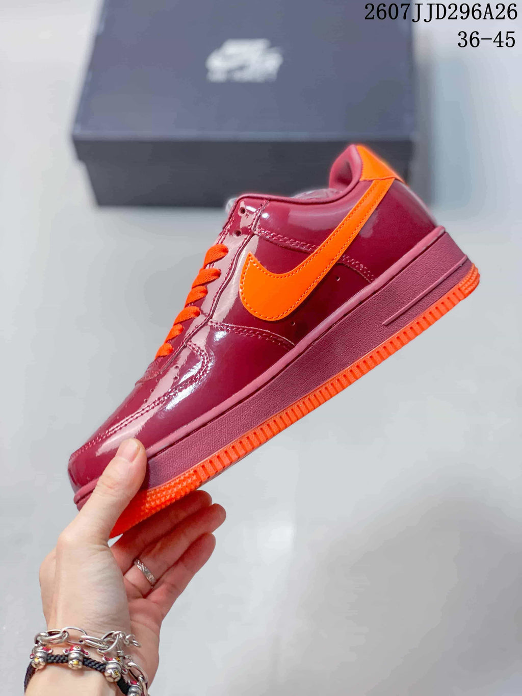 Nike Air Force 1 Low Burgundy Orange 722260UPW