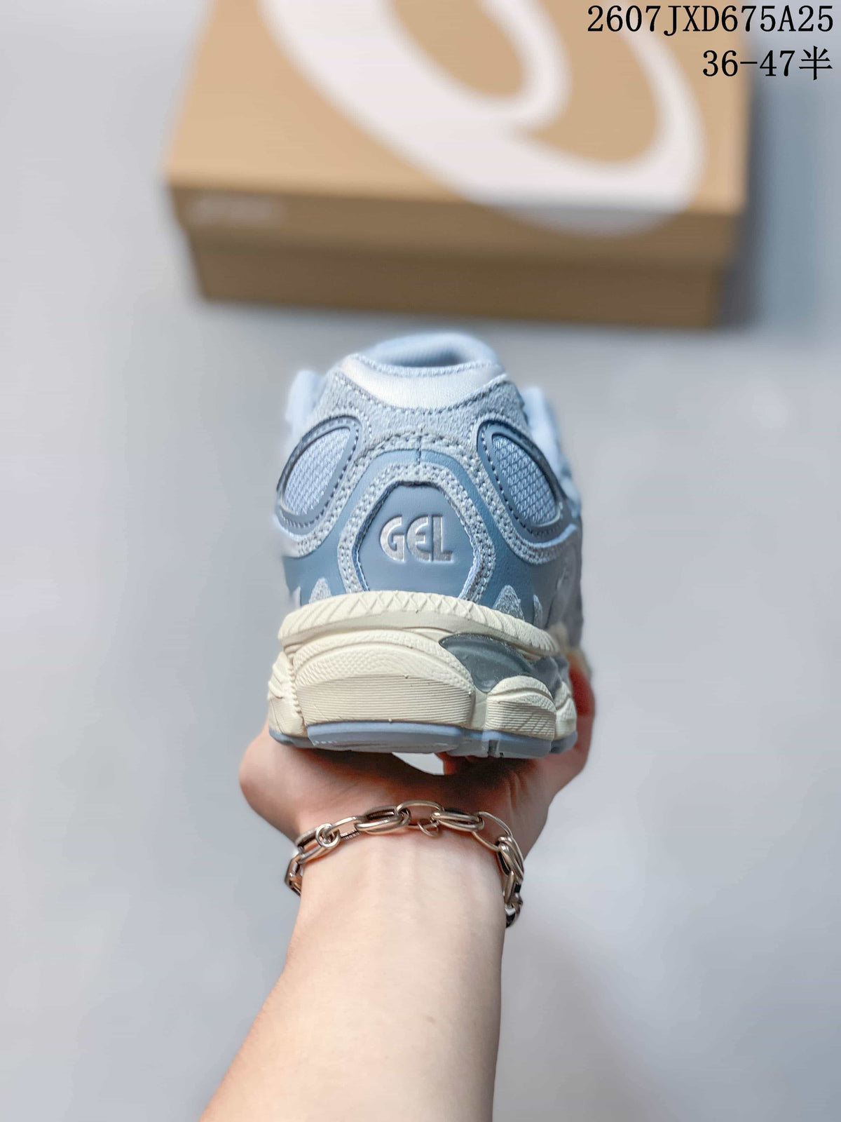 ASICS GEL-NYC Blue-Gray Low-Top Sneakers