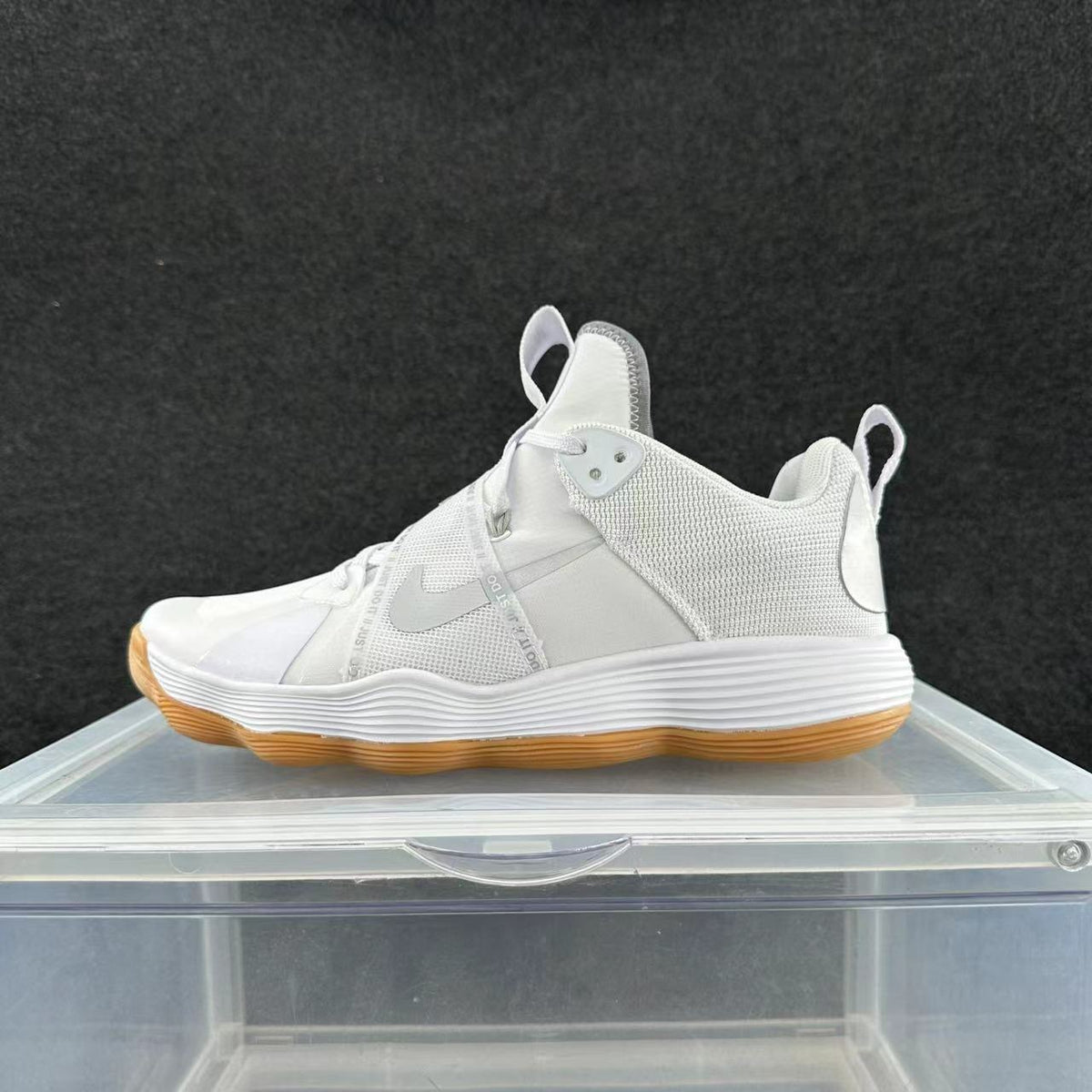Nike White and Brown Basketball Sneakers