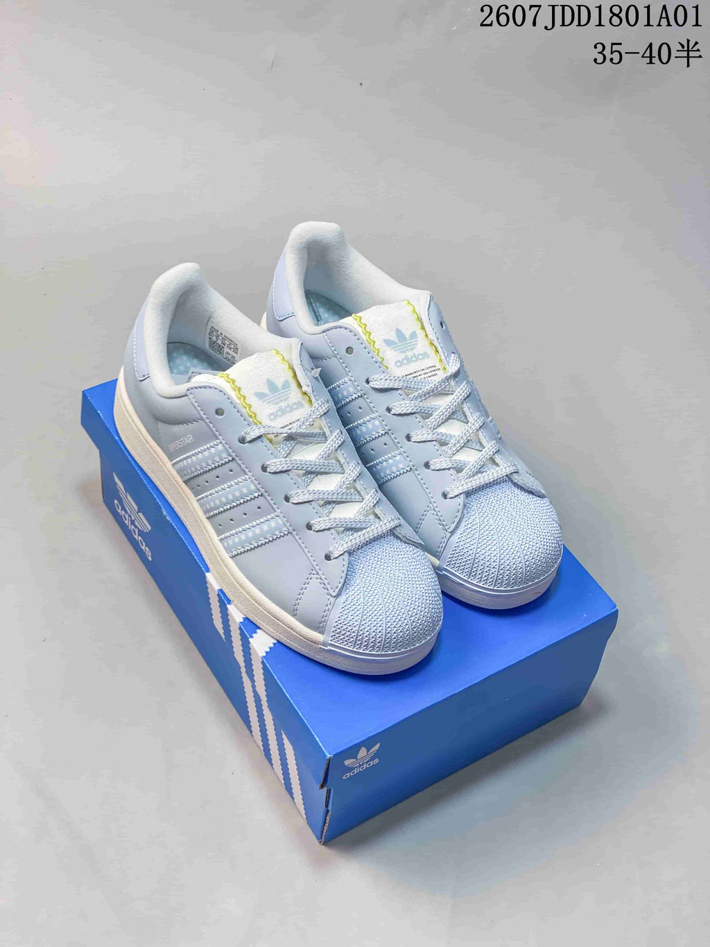Adidas Originals Superstar Sneakers Light Blue HQ2646