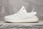 Yeezy 350 V2 White Knit Low-Top Sneakers