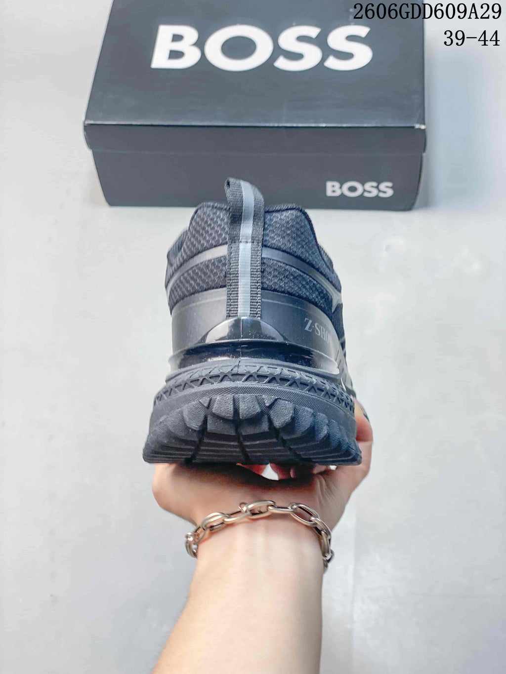 BOSS 06GDD609A29 Gray Trail Sneakers