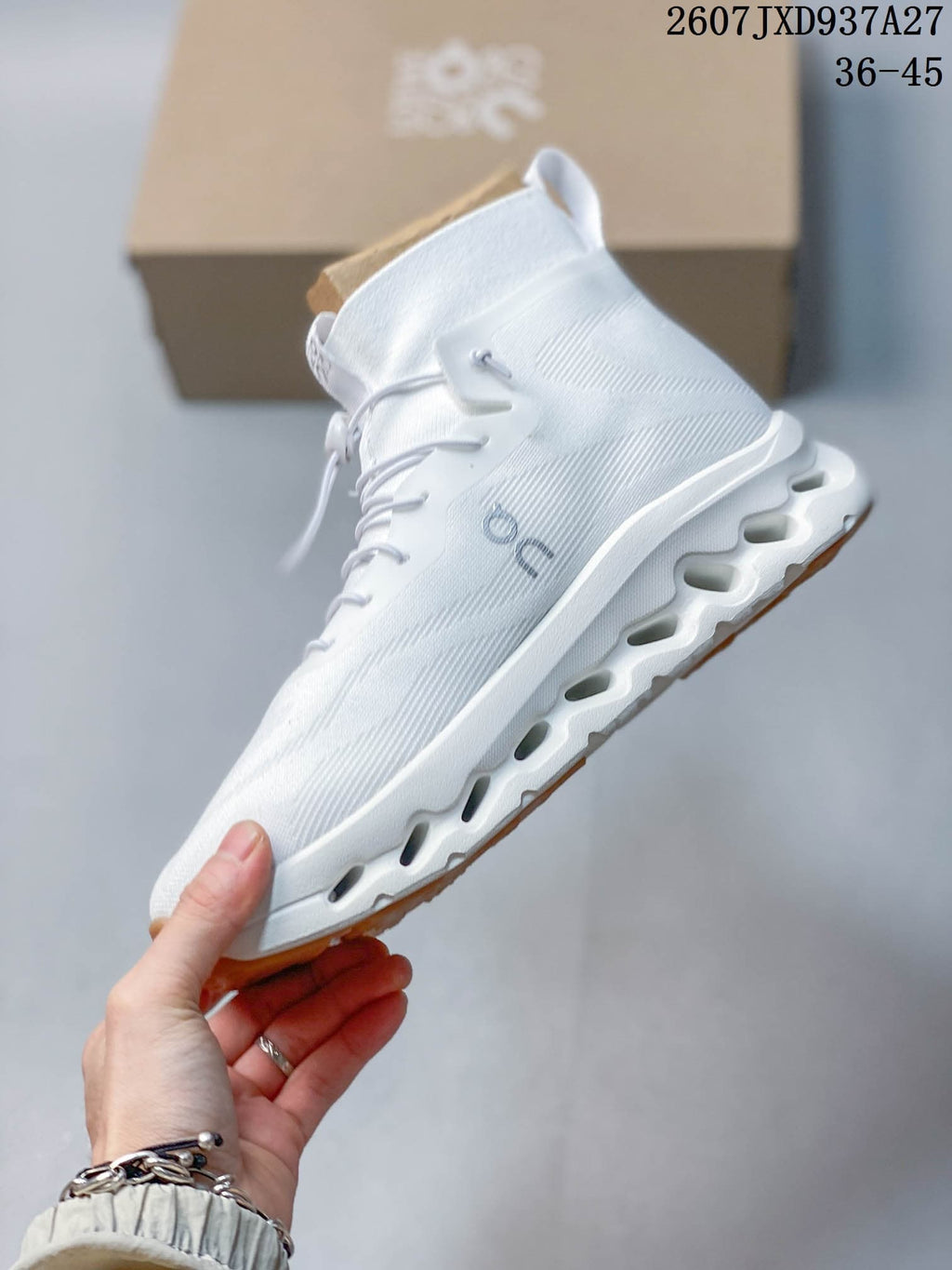 Loewe x On Cloudtilt High-Top Sneakers White 07JXD937A27