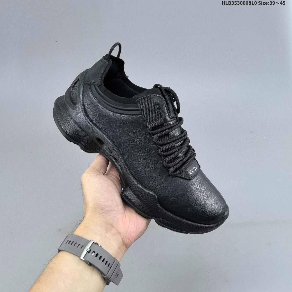 ECCO Black Casual Sneakers HLB353000810