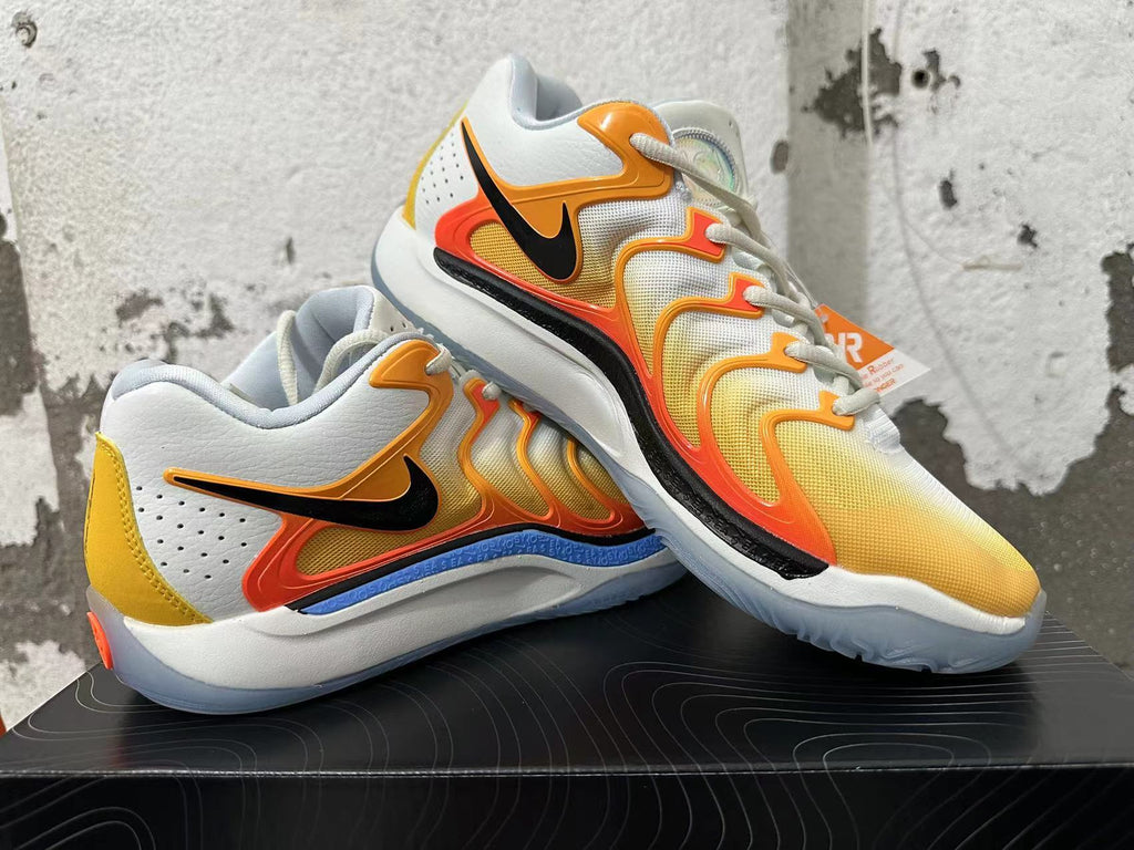Nike Ja 1 Basketball Shoes White Blue Orange