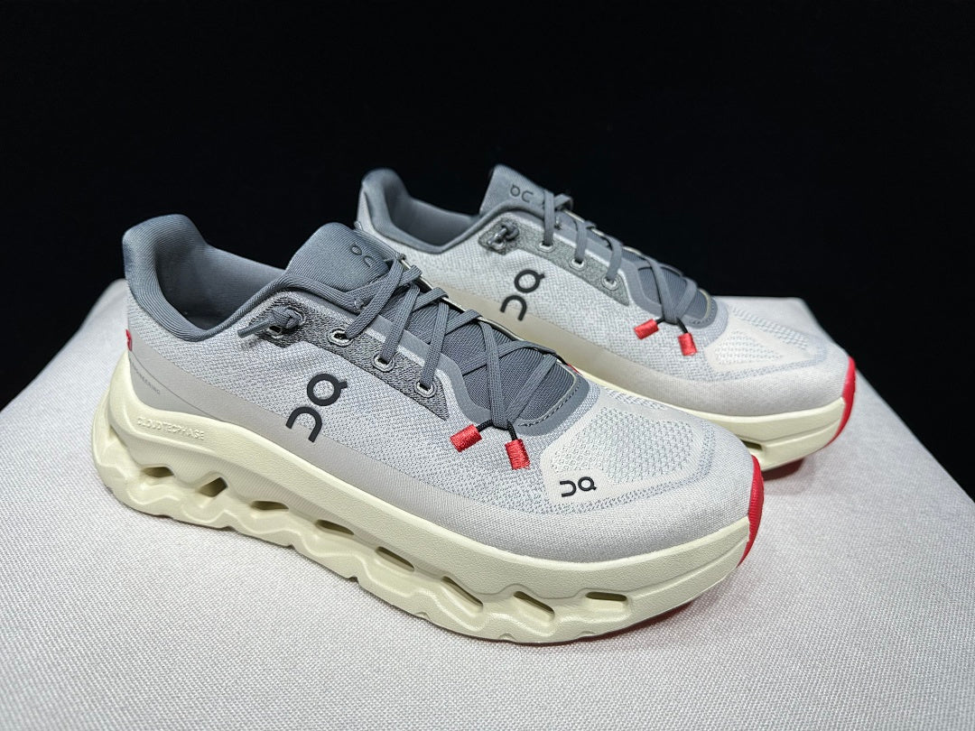 On Cloudtilt Sneakers in Ivory and Gray