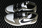 Travis Scott x Air Jordan 1 Low OG Olive White Sneakers HQ6998-200