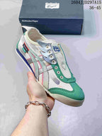 Onitsuka Tiger Mexico 66 Slip-On Sneakers Cream Green