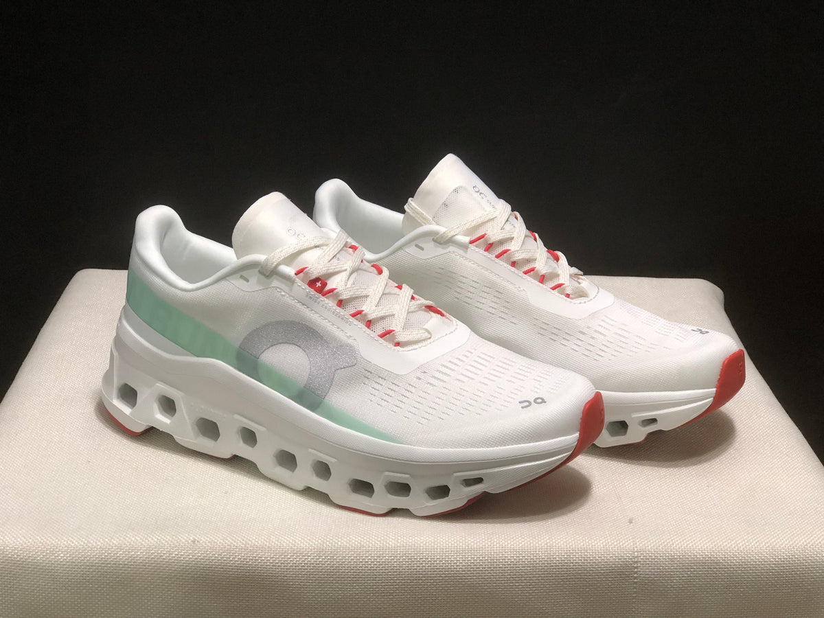 On Cloudmonster 1 Running Sneakers Ivory/Creek
