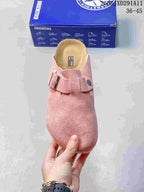 Birkenstock Zurich Suede Clog Sandals Pink