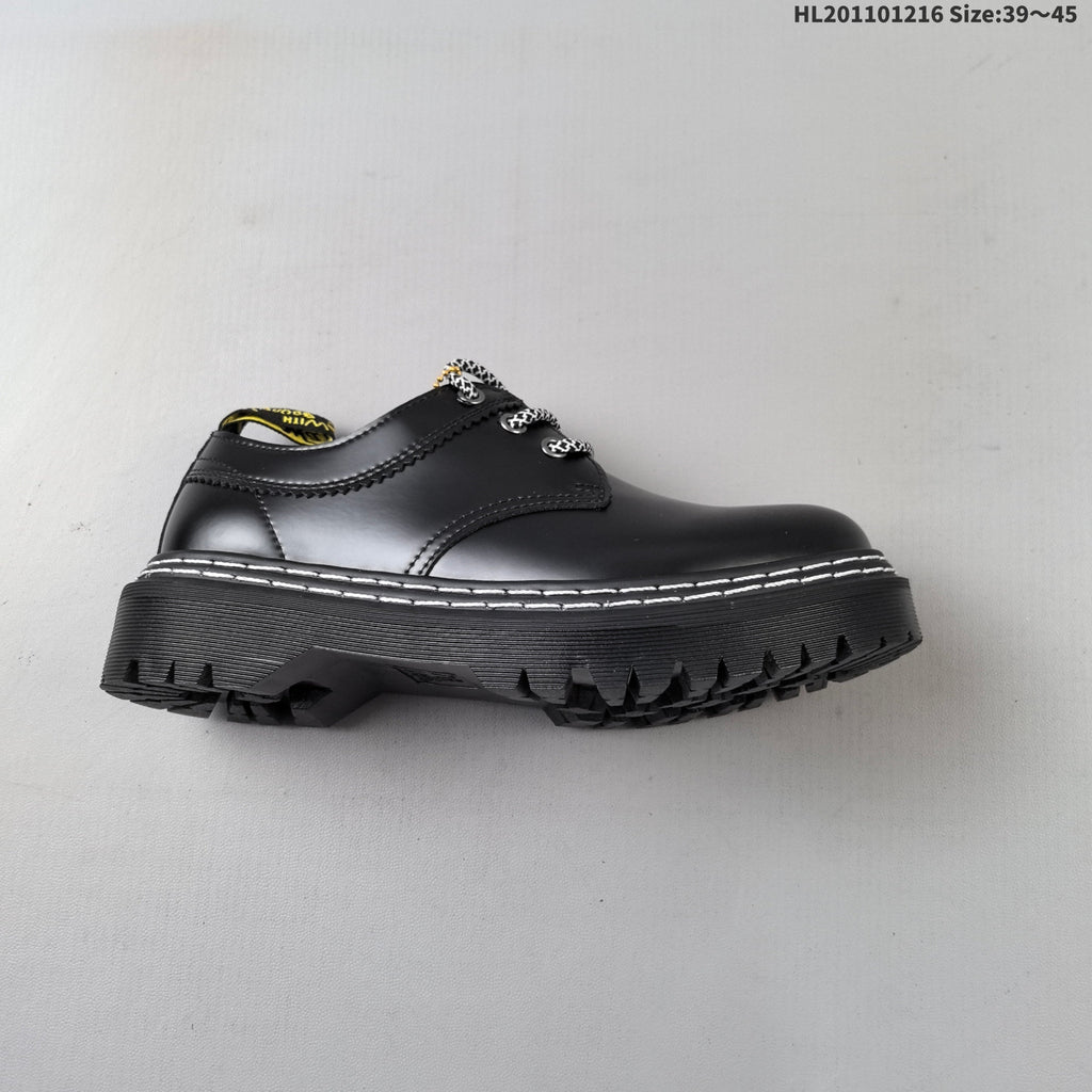 Dr. Martens Sinclair Black Platform Lace-Up Shoes